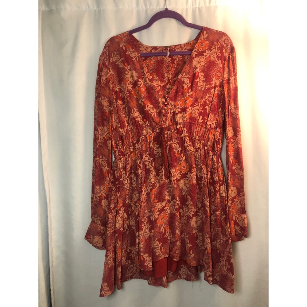 Free People Medium Long Sleeve Dress